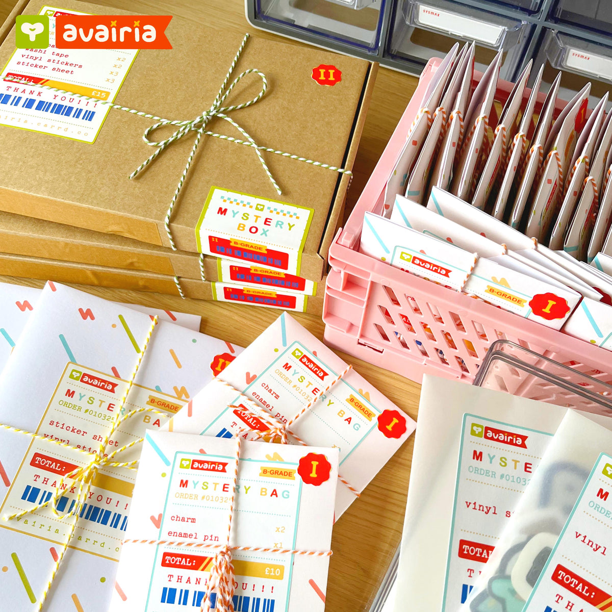 B-Grade Mystery Bag ⋆ Type 1 ⋆ Surprise Bag, Discounted Keychains, Pins